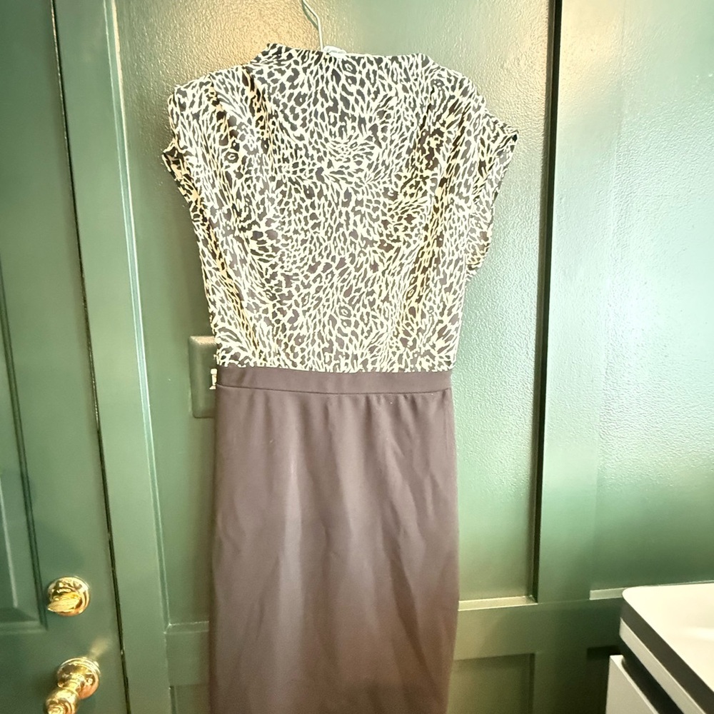 Express Black and White Pencil dress